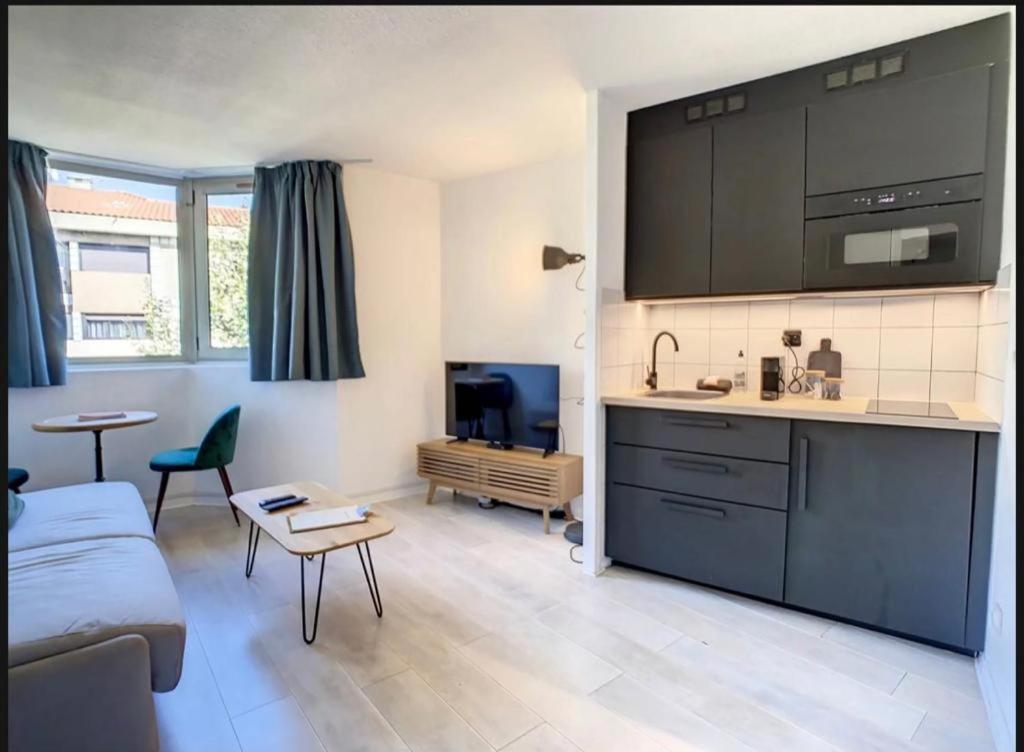 Studio Contemporain Avec Piscine Proche De La Mer 戛纳 外观 照片